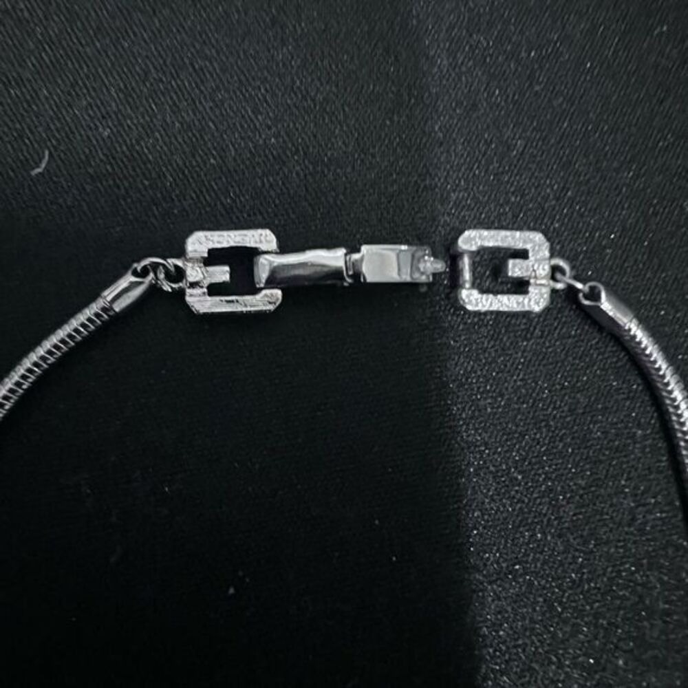 Rare Vintage Signed Givenchy Paris NY 1987 Silver Padlock‎ Necklace - Picture 7 of 7
